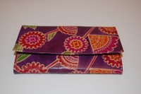Cartera cuero con dibujos