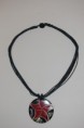 Colgante estrella roja