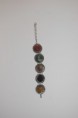 Pulsera 5 piedras color