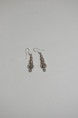 Pendientes largos plateados